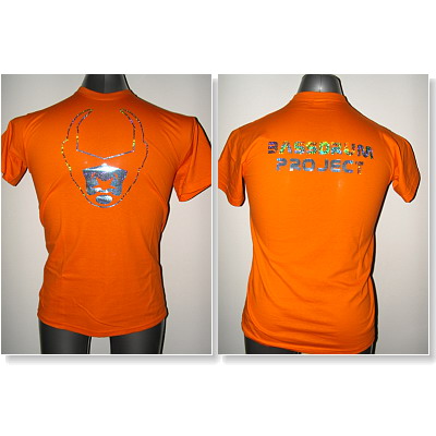 CAMISETA BASSDRUM PROJECT CHICO  -Fondo Naranja- (chr044)